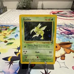 Scyther 17/130 - Base Set 2 Holo - Vintage Pokemon TCG WOTC - HP/MP - Image 1