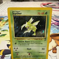 Scyther 17/130 - Base Set 2 Holo - Vintage Pokemon TCG WOTC - HP/MP - Image 2