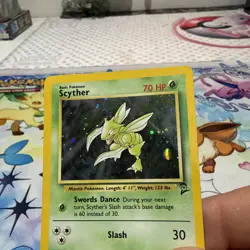 Scyther 17/130 - Base Set 2 Holo - Vintage Pokemon TCG WOTC - HP/MP - Image 3