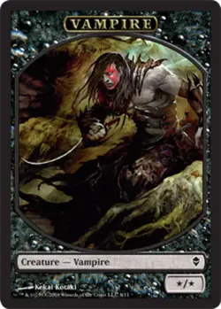 1x Vampire Token Moderate Play MTG Magic - Kid Icarus - - Image 1