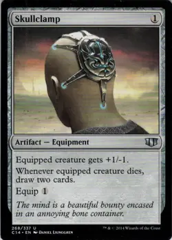 MTG Skullclamp (268) | LP | Commander 2014 {C14} - Image 1