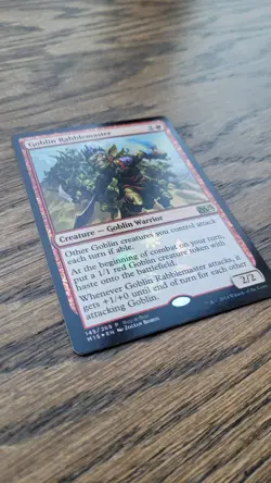 * * 1x FOIL Goblin Rabblemaster x1 * * M15 Buy A Box Promo MTG NM Near Mint - Image 2