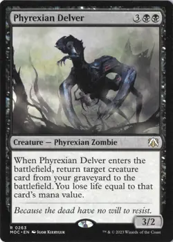 Phyrexian Delver R Commander: March of the Machine 263 LP - Image 1