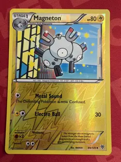 Magneton 44/135 Pokemon Black & White Plasma Storm 2012 Reverse Holo MP - Image 1