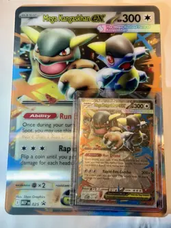 Pokemon TCG Mega Kangaskhan ex JUMBO MEP 025 Lenticular Oversized Promo Card - Image 1