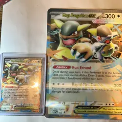 Pokemon TCG Mega Kangaskhan ex JUMBO MEP 025 Lenticular Oversized Promo Card - Image 2