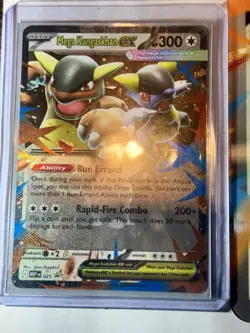 Pokemon TCG Mega Kangaskhan ex JUMBO MEP 025 Lenticular Oversized Promo Card - Image 3