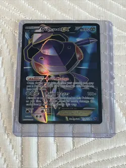 Pokemon Genesect EX TCG Fates Collide Holo Ultra Rare Full Art 120/124 - Image 1
