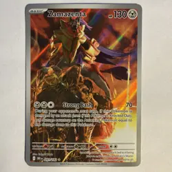 Zamazenta 201/182 IR Illustration Rare Holo Pokemon 2025 Destined Rivals LP-NM - Image 1