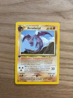 Pokemon TCG Aerodactyl Neo Revelation 1st Edition Rare Card 15/64 - Mint - Image 1