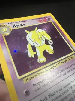 1999 Pokemon TCG Hypno 8/62 Fossil Set Holo Rare Card Vintage WOTC NM - Image 4