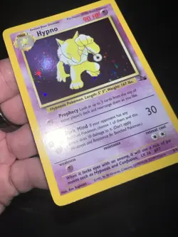 1999 Pokemon TCG Hypno 8/62 Fossil Set Holo Rare Card Vintage WOTC NM - Image 5