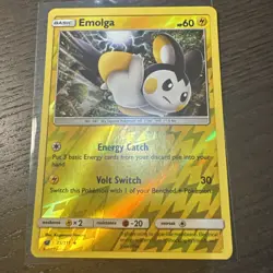 Emolga 35/111 Crimson Invasion - Reverse Holo - Pokemon TCG Card - LP - Image 1