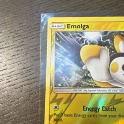 Emolga 35/111 Crimson Invasion - Reverse Holo - Pokemon TCG Card - LP - Image 2