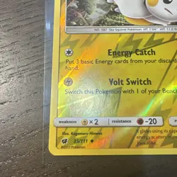 Emolga 35/111 Crimson Invasion - Reverse Holo - Pokemon TCG Card - LP - Image 5