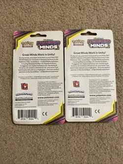 Pokemon Unified Minds Pikachu & Sudowoodo Checklane Blisters Lot Of 2 Sealed - Image 2