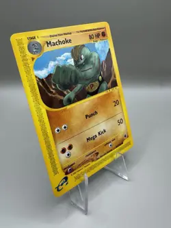 Pokemon TCG Machoke Expedition Base Set 85/165 Regular Uncommon LP - Image 2