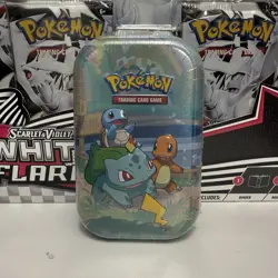 Pokemon TCG Celebrations Mini Tin KANTO STARTERS Factory Sealed New - Image 1