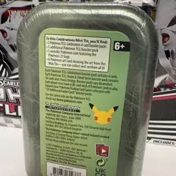 Pokemon TCG Celebrations Mini Tin KANTO STARTERS Factory Sealed New - Image 3