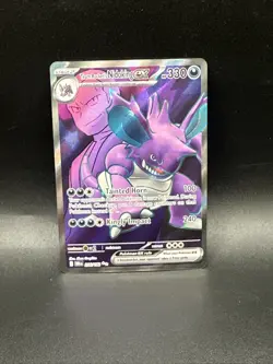 Pokemon TCG SV10: Destined Rivals #216/182 Rocket's Nidoking EX - Image 1