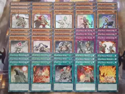 Yugioh Tournament Ready To Play War Rock Deck 45 Card Mountain M **HOT** + Bonus - Image 1