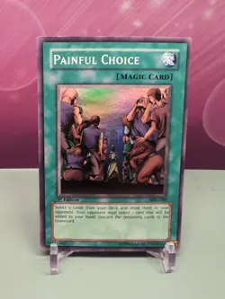 Yu-Gi-Oh! TCG Painful Choice 1st Edition Magic Ruler MRL-049 - Image 1