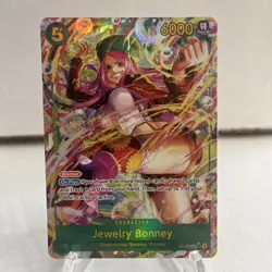 One Piece Tcg Jewelry Bonney Op12-118 Sec Rare Alt Art NM CLEAN! - Image 1