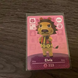 Elvis #231 Authentic Animal Crossing Amiibo Card Series 3 - Image 1