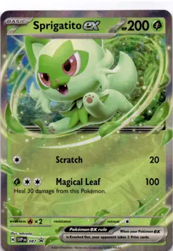 2023 Sprigatito ex - Promo SV: Scarlet & Violet Promo Cards 087 NM - Image 1
