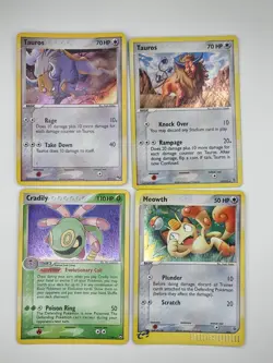 Pokemon Lot 4 Cards , EX Series , Power Keepers , Fire Red Leaf Green Etc Mixed - Image 1