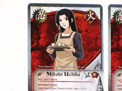 Lot Of 2 Mikoto Uchiha 261 Naruto Card Battle Of Destiny Common CCG TCG - Image 2