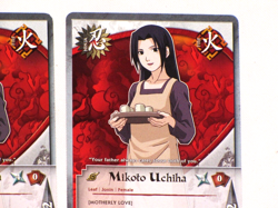 Lot Of 2 Mikoto Uchiha 261 Naruto Card Battle Of Destiny Common CCG TCG - Image 3