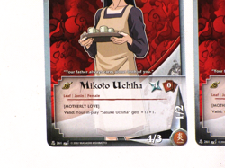 Lot Of 2 Mikoto Uchiha 261 Naruto Card Battle Of Destiny Common CCG TCG - Image 4