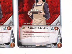 Lot Of 2 Mikoto Uchiha 261 Naruto Card Battle Of Destiny Common CCG TCG - Image 5