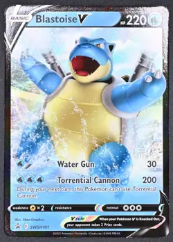 Venusaur V SWSH100 & Blastoise V SWSH101 Pokemon Sword & Shield Promo Cards NM - Image 5