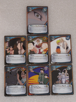 Naruto Trading Collectible Card Game CCG TCG Lot Of 7 Assorted 1st Edition Foil - Image 2