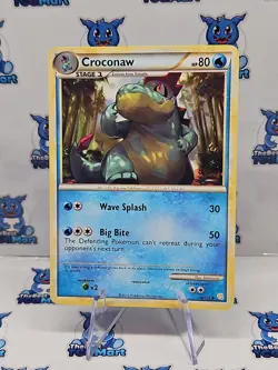 Croconaw Heartgold & Soulsilver 38/123 NM/LP Pokemon Card - Image 1