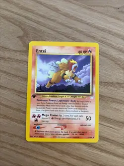 Pokemon Neo Revelation 1st Edition Entei Card Regular 17/64 - Mint - Image 1