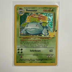Pokemon Card Venusaur 15/102 Celebrations 25th Anniversary Base Set Holo - Image 1