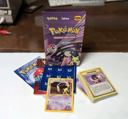 Sabrina's Theme Deck - Full Box - w/ CARDS - Pokemon TCG Gym Challenge - Image 1