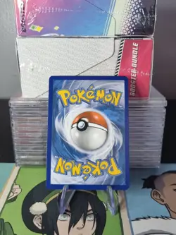 Mew 32/68 Pokemon Card Sun & Moon Hidden Fates Rare Reverse Holo Foil TCG - Image 2
