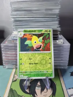 Pokemon TCG Weepinbell 070/165 Reverse Holo Card Scarlet Violet 151 English - Image 1