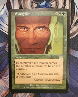 MtG Biorhythm Onslaught (ONS) #247 Non-Foil LP+ - Image 1