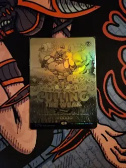 Culling The Weak Foil Black And White MTG Secret Lair - Pack Fresh - - Image 1