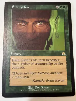 Biorhythm - Onslaught -#247/350 Magic the Gathering MTG VLP - Image 1