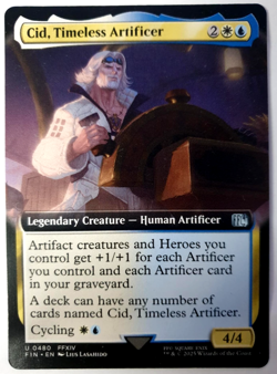 Cid, Timeless Artificer - Extended Uncommon - MTG Final Fantasy - 0480 NM - Image 1