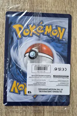 Pikachu At The Musuem, Pokemon X Natural History Musuem Promo Card. New & Sealed - Image 2
