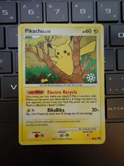 Pikachu Stamped Holo Holiday Advent Calendar Snowflake Pokemon DP16 SWIRL - Image 5