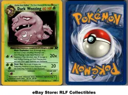 2000 Pokemon, Team Rocket, #14/82 Dark Weezing, Holo Rare - Image 1