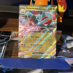 Pokemon Salamence ex 114/159 Sv09: Journey Together Holo🦎 - Image 1